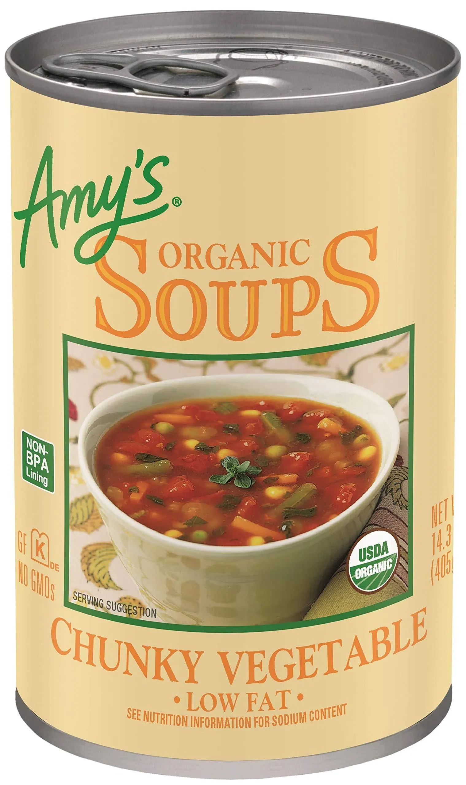 AMY'S: Organic Soup Chunky Vegetable, 14.3 oz