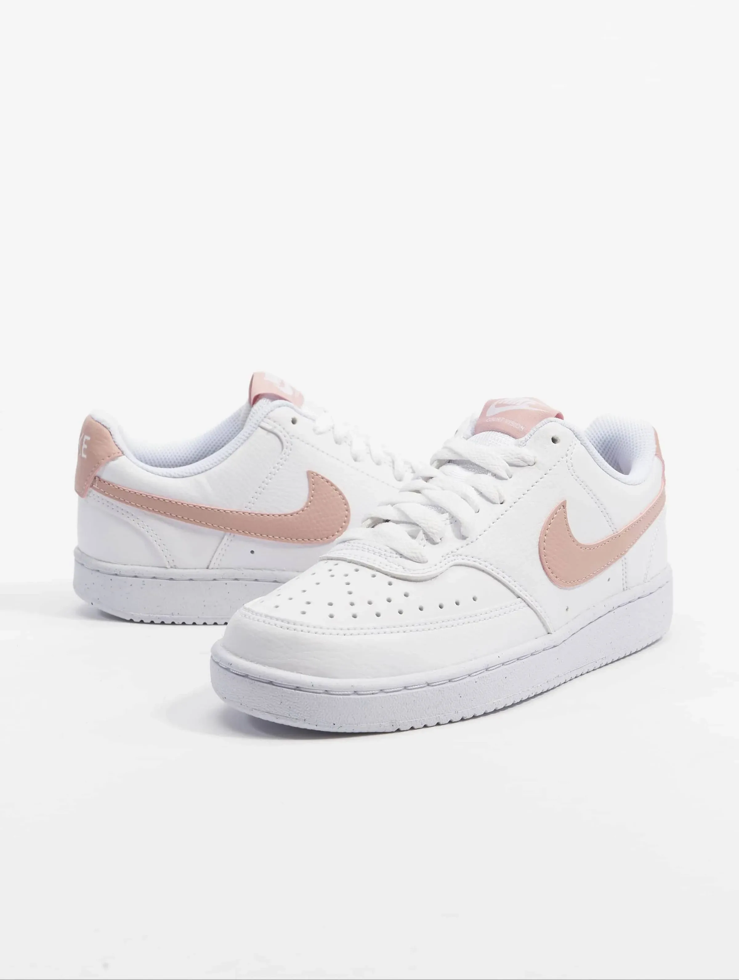 Nike Court Vision Low Next Nature White/Pink Women's Shoes, Size: 7