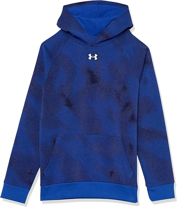 Under Armour Boys' Rival Fleece Printed Hoodie