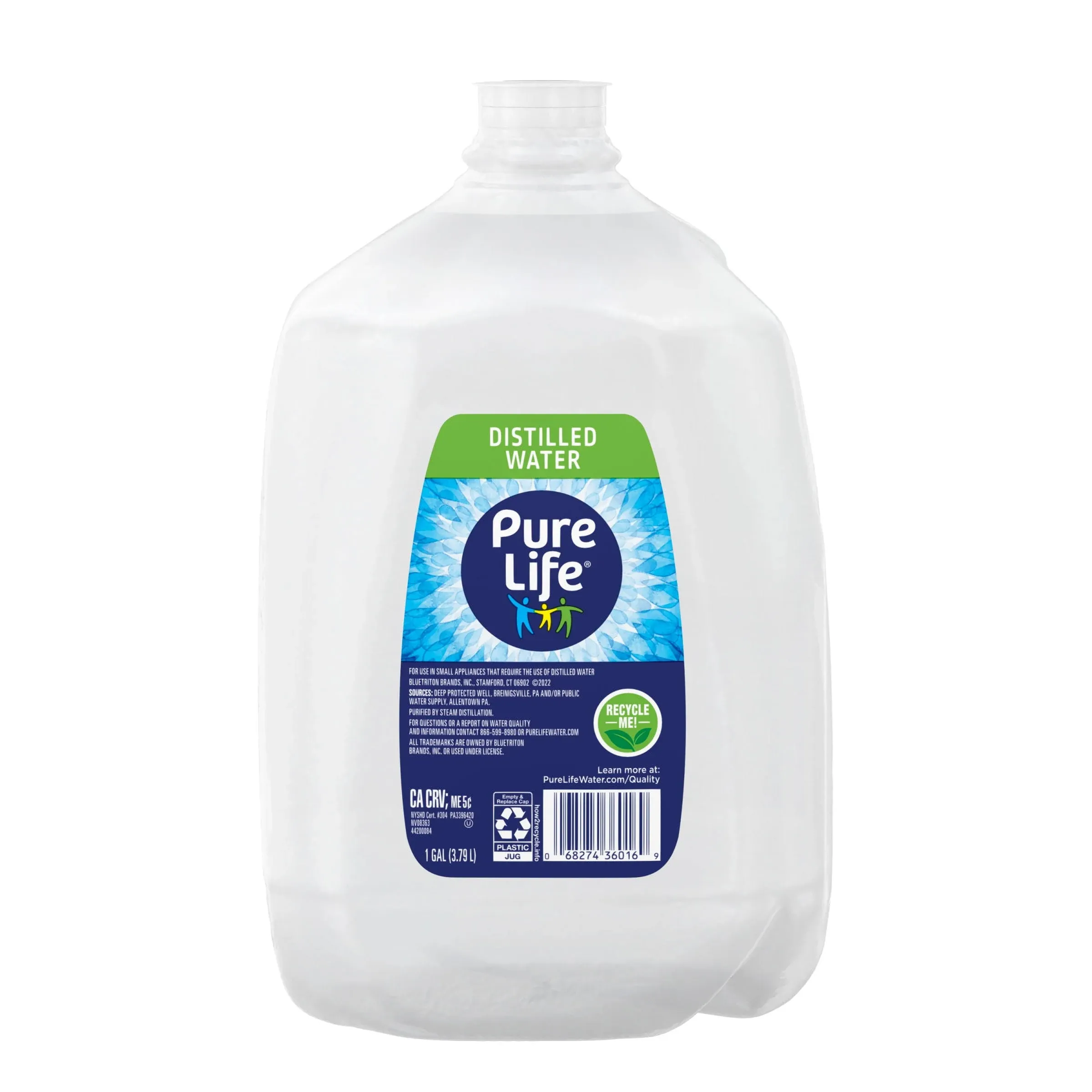 Pure Life Distilled Water 1 Gallon