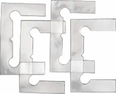 CRL ALUM-GEN4GKCLR-VCP-1 Clear Gasket Replacement Kit for Geneva Hinges