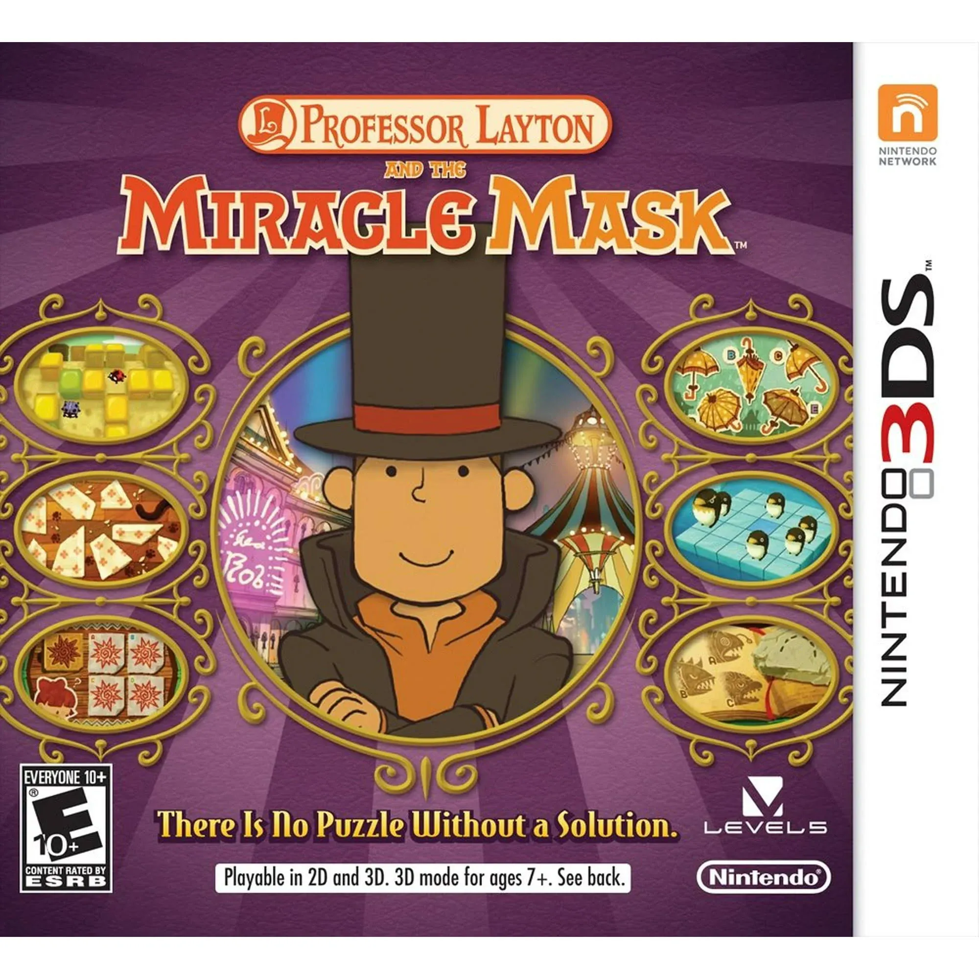 Nintendo Professor Layton and The Miracle Mask