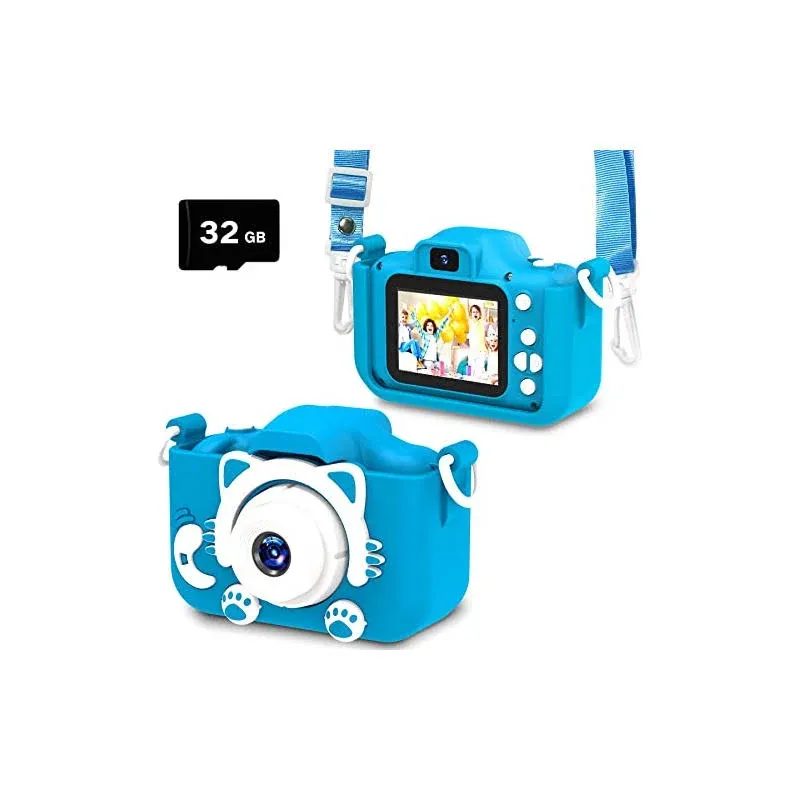 Goopow Kids Camera Toys for 3-8 Year Old Girls Boys,Children Digital Video Camcorder Camera with Cartoon Soft Cover