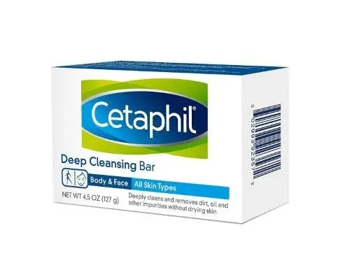 Cetaphil Deep Cleansing Bar Soap - 3pk - 4.5oz each