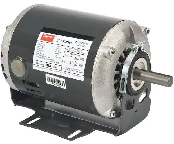 Dayton GP Motor,1/2 HP,1,725 rpm,115V AC,56 5K283