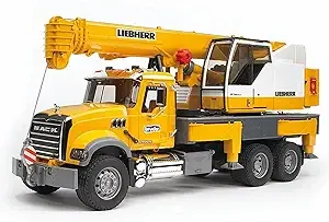 Bruder Mack Granite Liebherr Crane Truck 