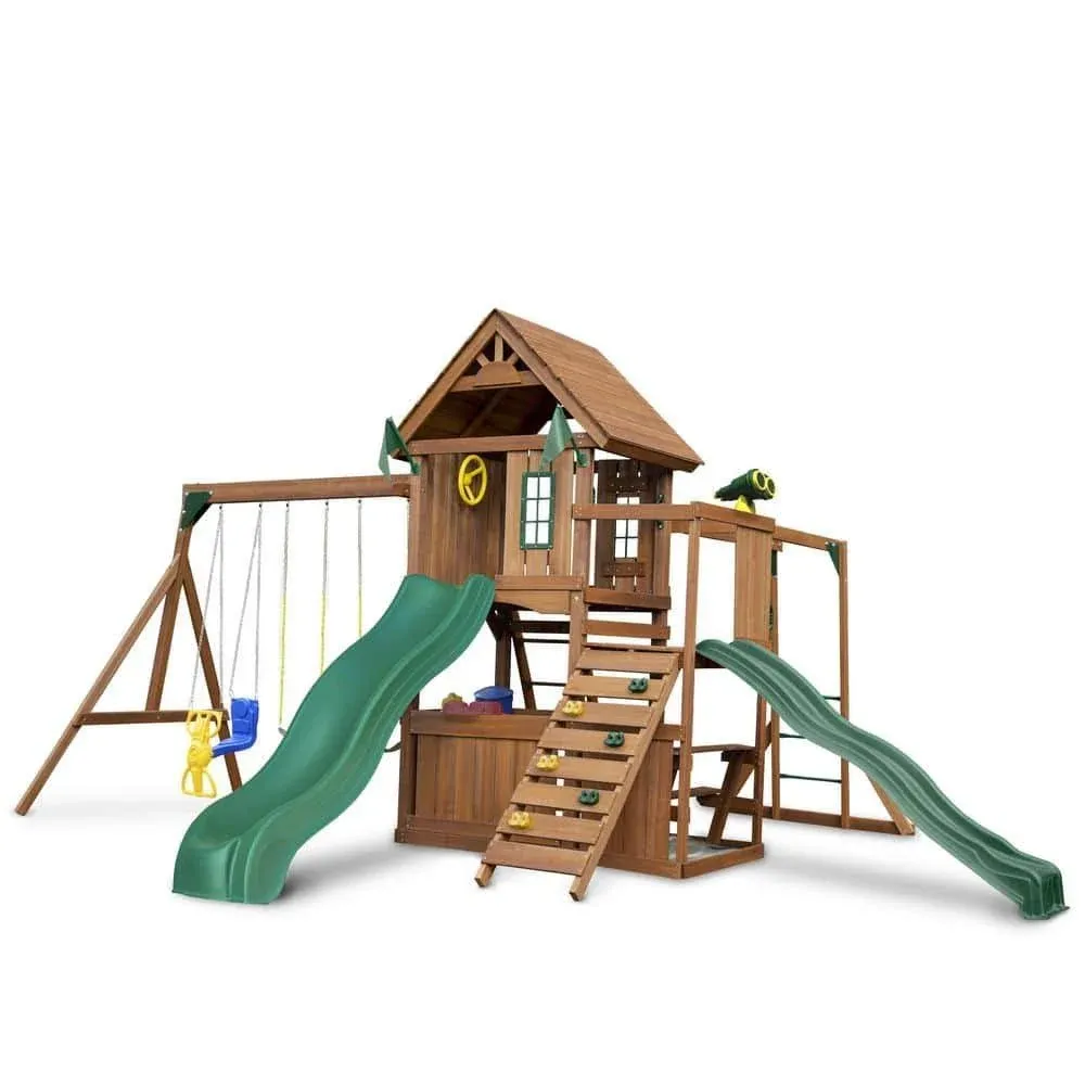 Swing-n-slide Super Knightsbridge Wood Complete Play Set