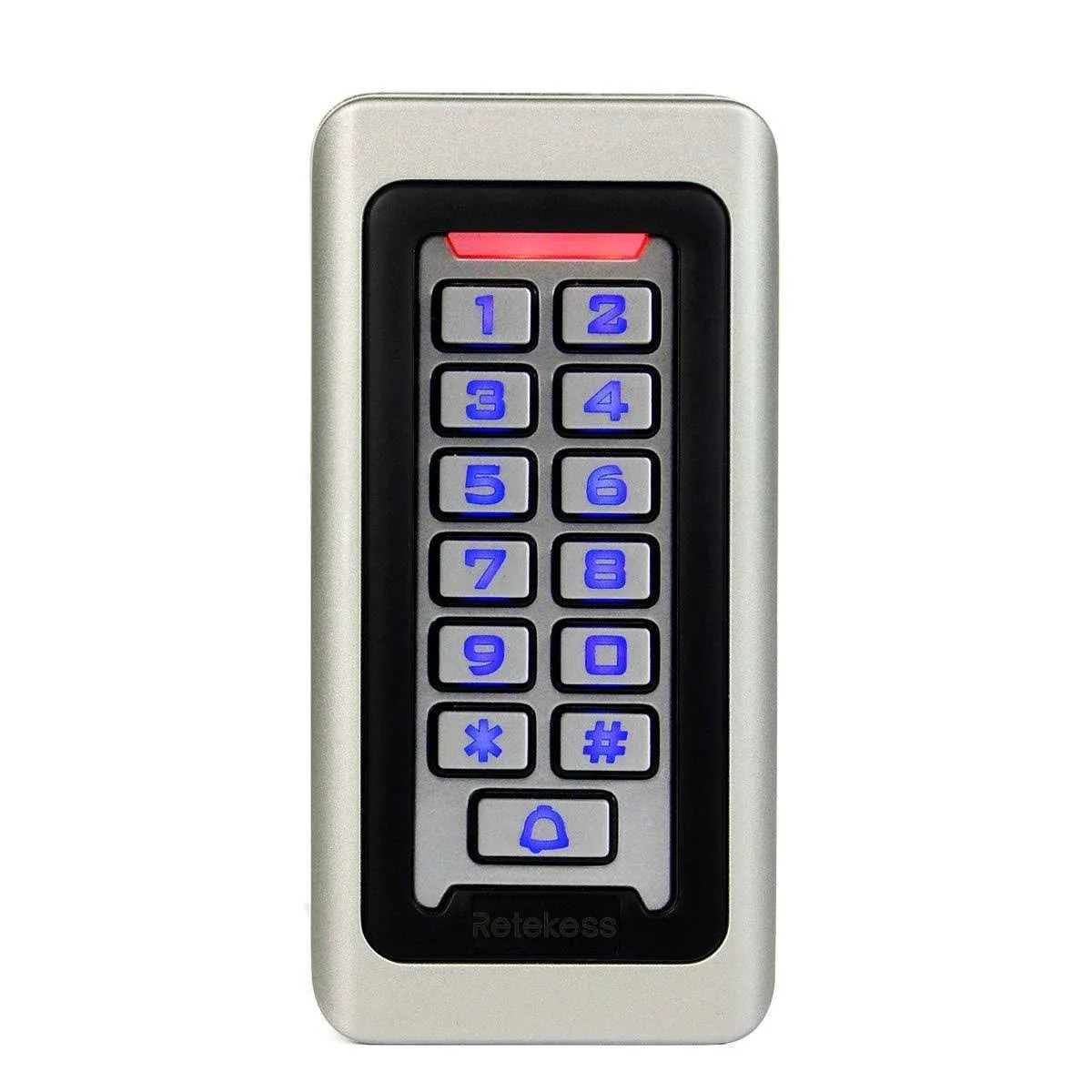 Retekess T-AC03 Security Access Control Keypad,RFID Keypad,Door Access Control,Stand-Alone Keypad,2000 Users,Wiegand 26-bit,Supp