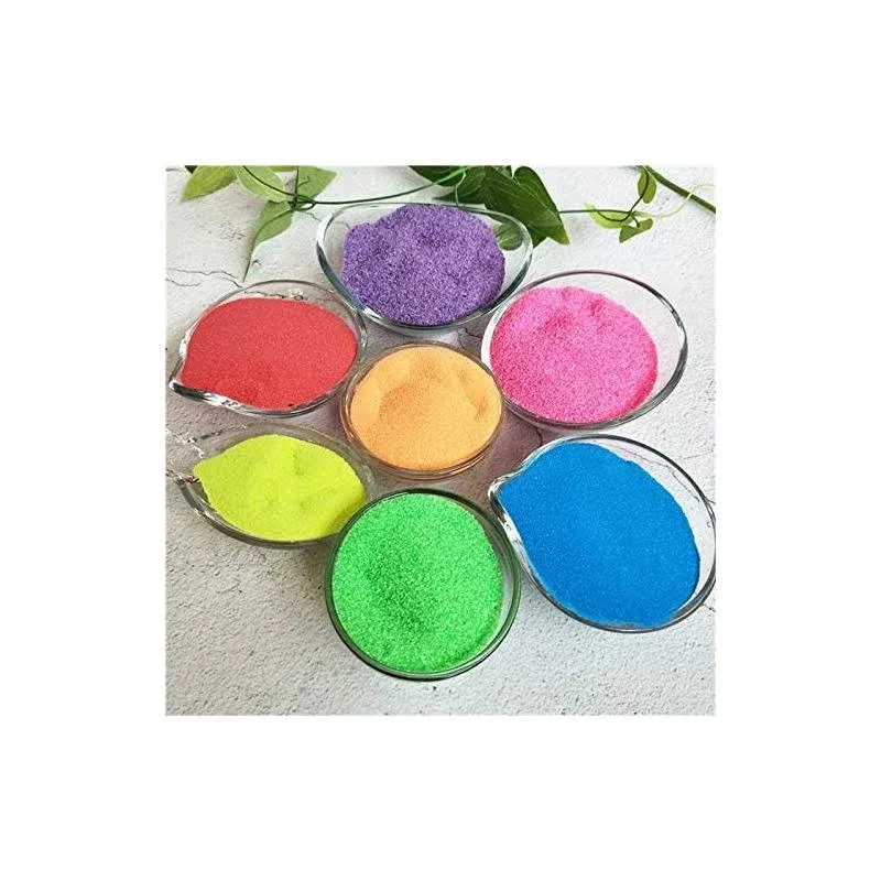 MEIEST 7 Pack Colorful Magic Sand,Amazing Hydrophobic Sand Space Sand,Never Gets ...