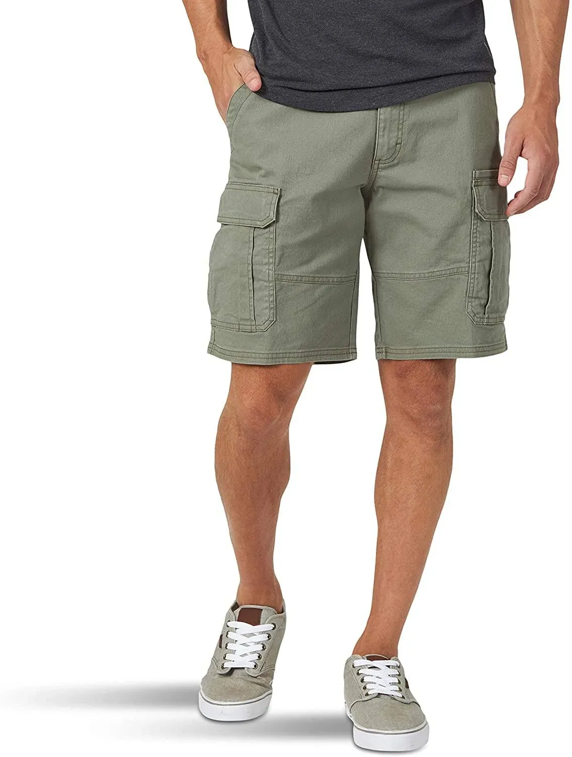 Wrangler Men's Relaxed Fit Stretch Cargo Shorts