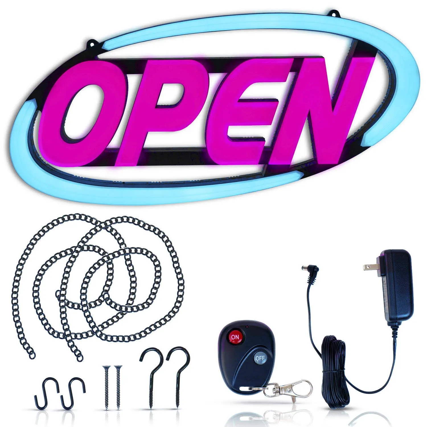 Green Light Innovations LED Open Sign for Business