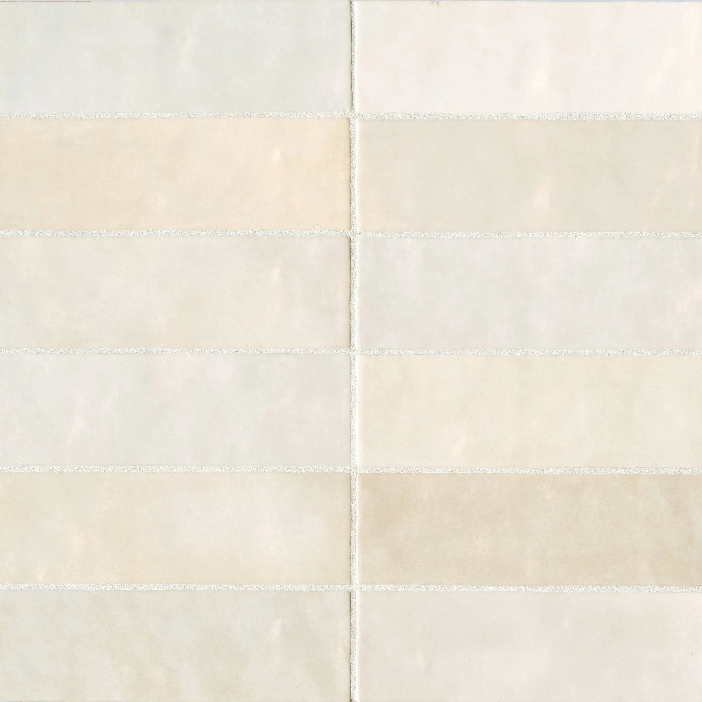 Bedrosians Cloe Creme 2-1/2-in x 8-in Glossy Ceramic Subway Wall Tile (10.64-sq. ft/ Carton)