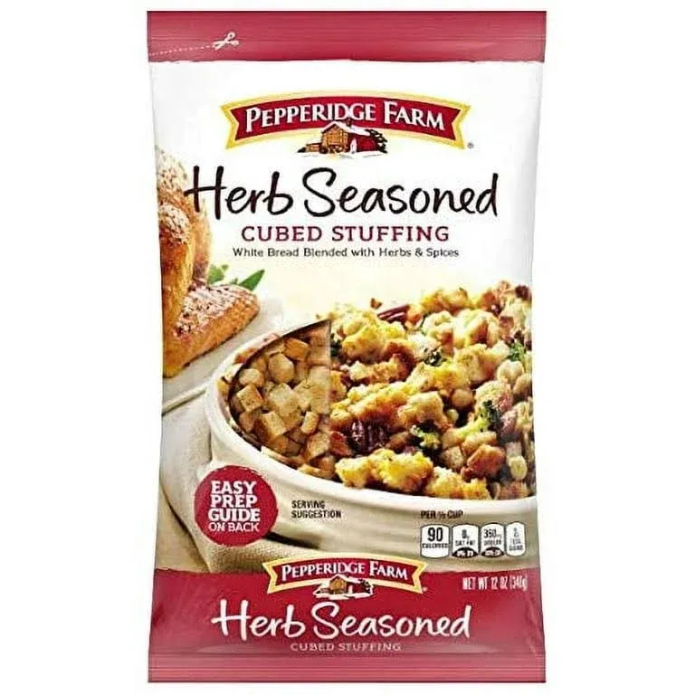 Pepperidge Farm | Stuffing | Pack of 3 (Herb Seasoned Cubed)