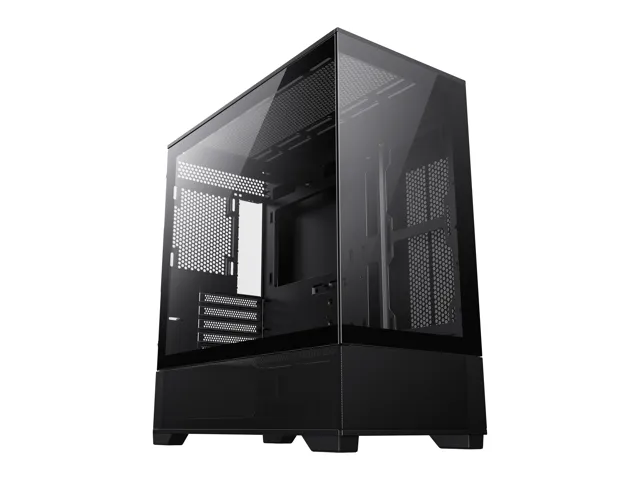 GAMEMAX VISTA MB Black USB3.0 Micro-ATX Tower Tempered Glass Computer Case. Fan is Not Included.