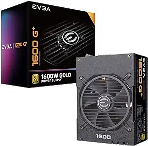 EVGA SuperNOVA 1600 G+, 80+ GOLD 1600W, Fully Modular, 10 Year Warranty, Includes FREE Power On Self Tester, Power Supply - 220-GP-1600-X1