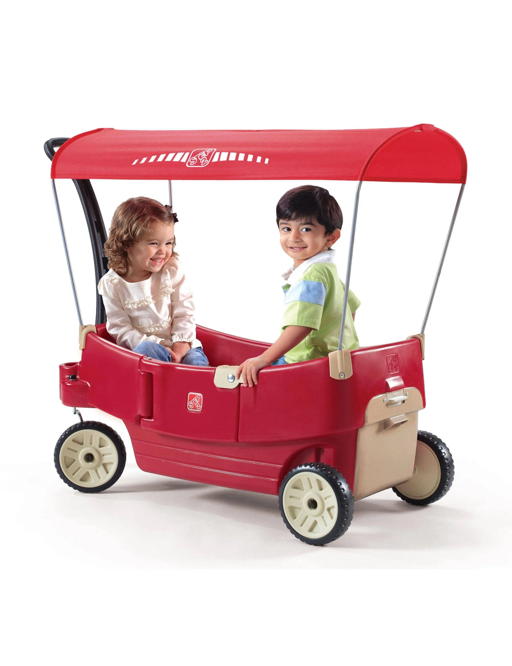 Step2 - All Around Canopy Wagon - Red