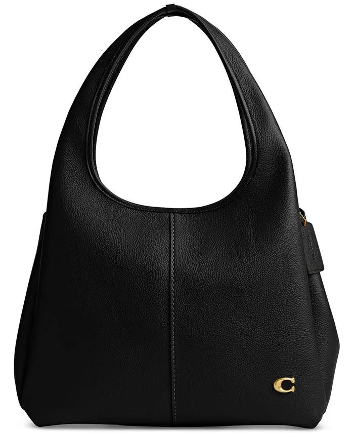 Coach Lana Pebble Leather Shoulder Bag Women's