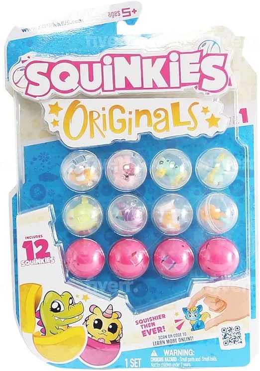 Originals | So Many Squishy Toys to Collect | Friends and Animals Mini Squishies | 12 Pack