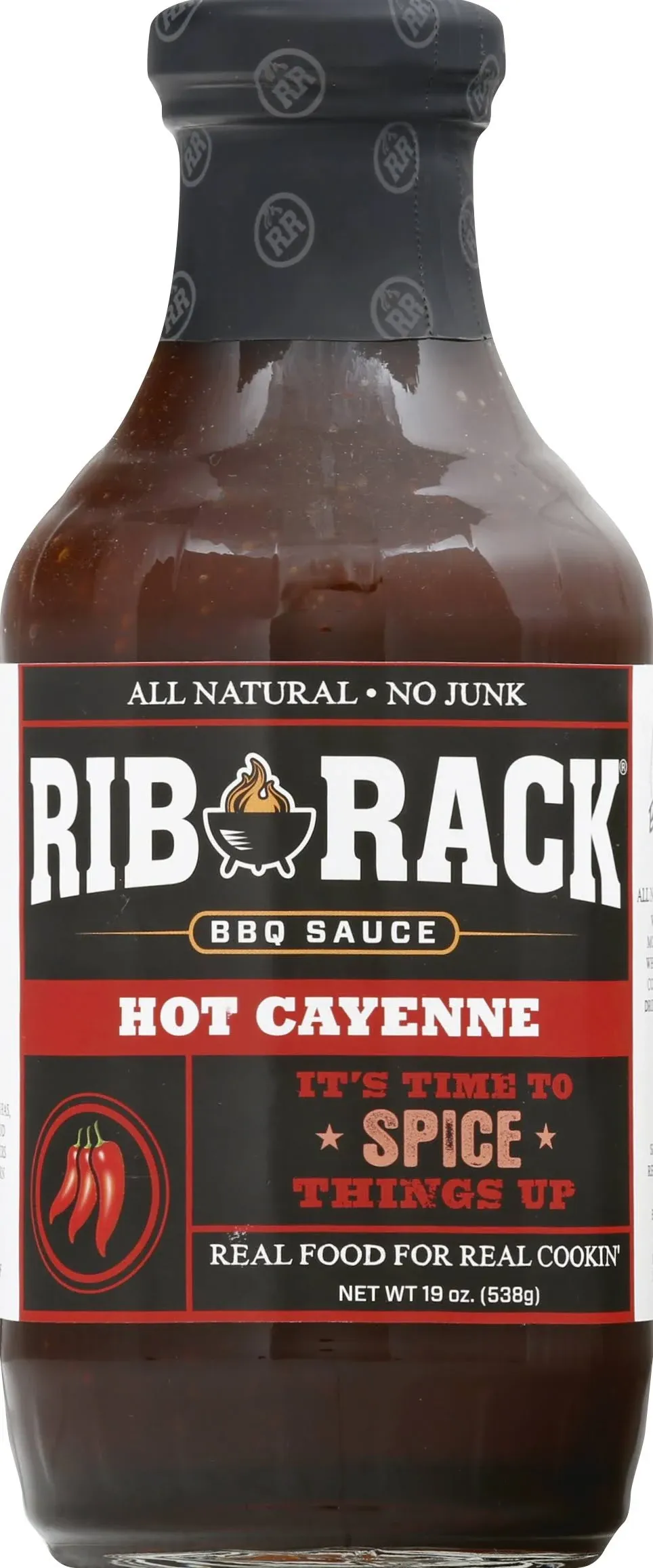 Rib Rack Hot Cayenne BBQ Sauce