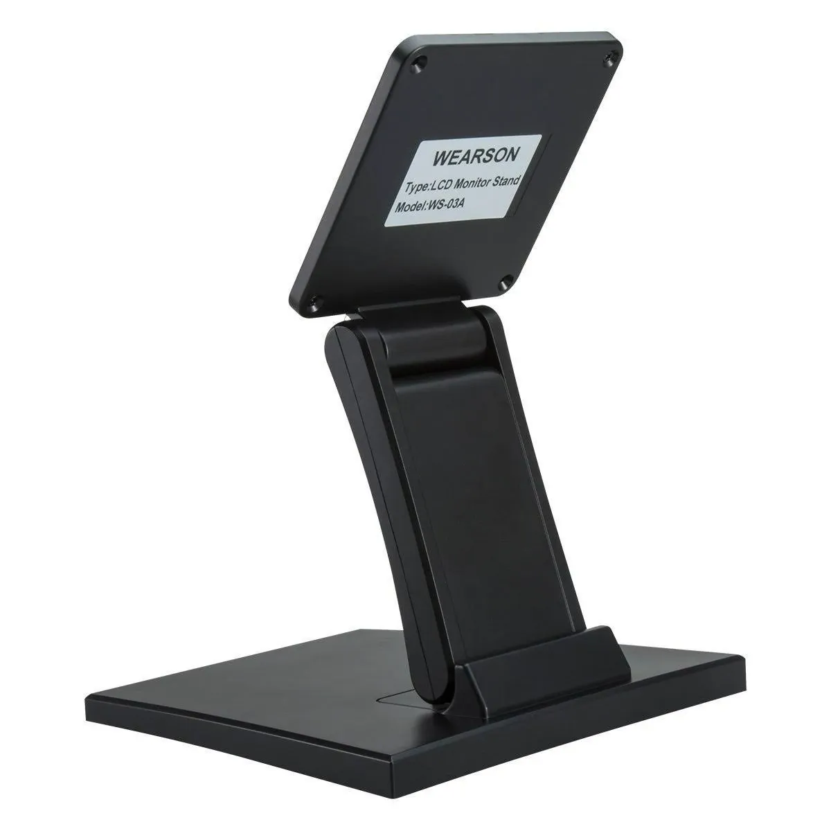 Wearson Height Adjustable LCD VESA Monitor Stand Mount Foldable Black WS-03A