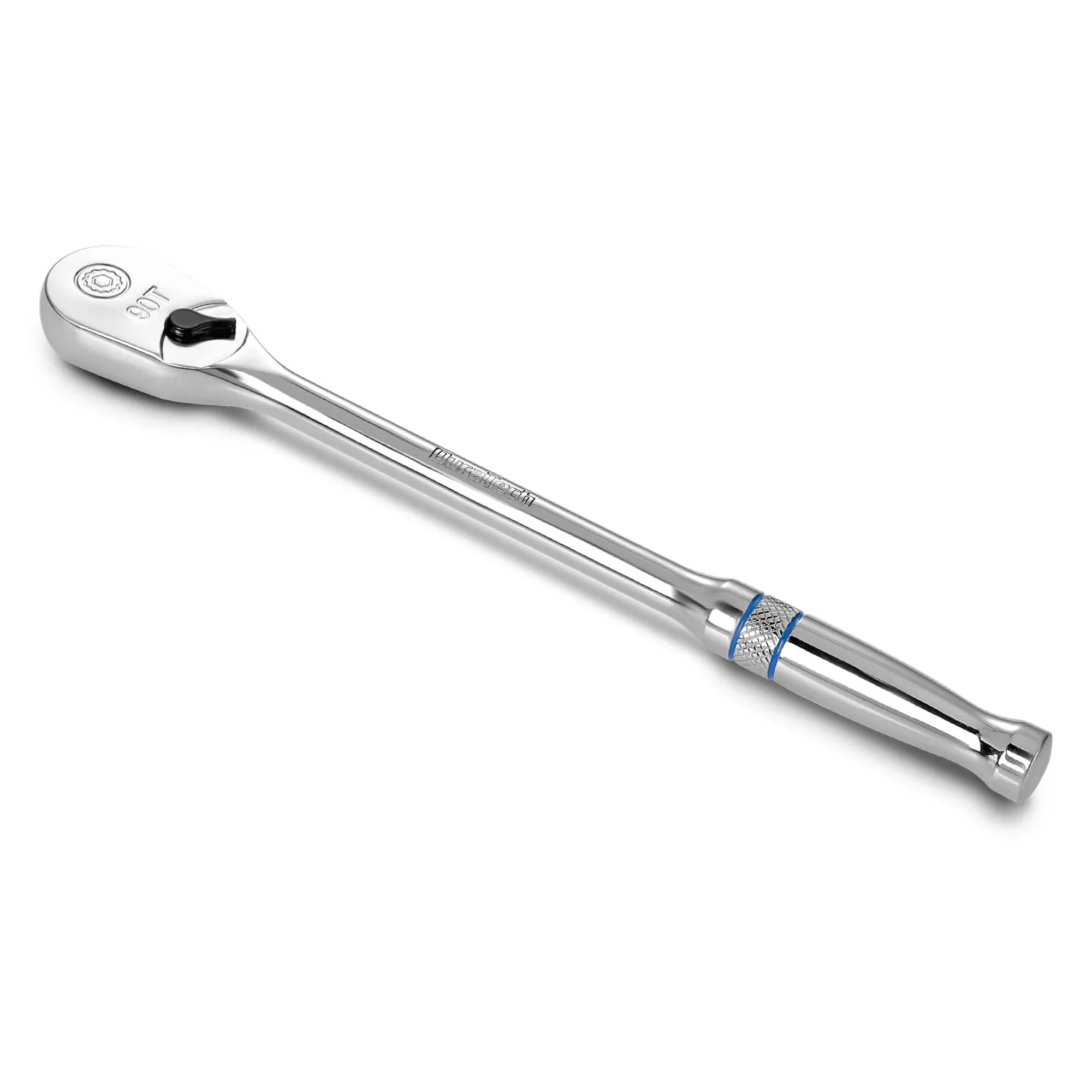 DuraTech Extra Long Handle 1/4-Inch Drive Ratchet, 90-Tooth Ratchet Wrench