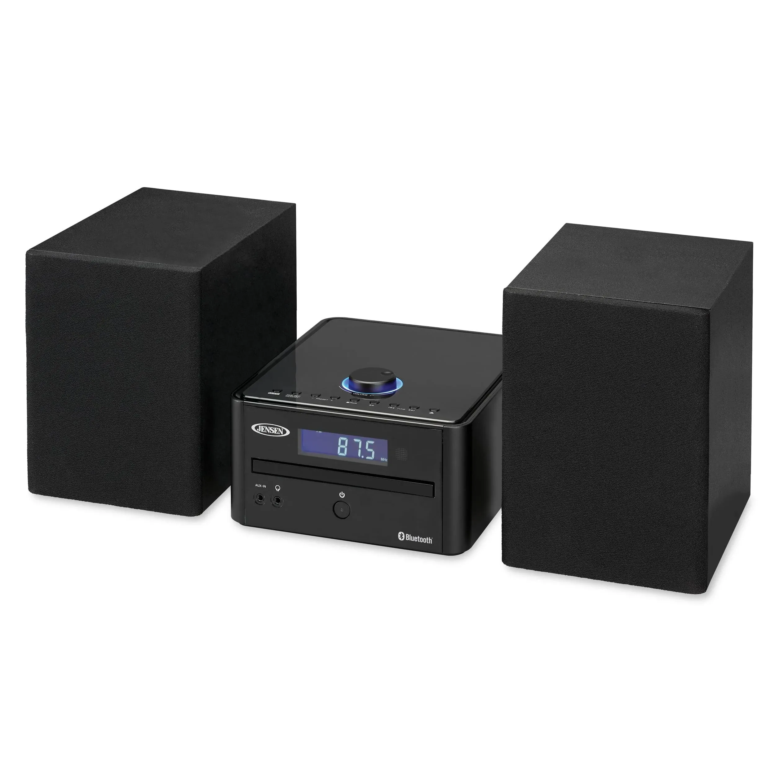 Jensen Jbs-210 Bluetooth CD Music System with Digital AM/FM Stereo Receiver and Remote Control