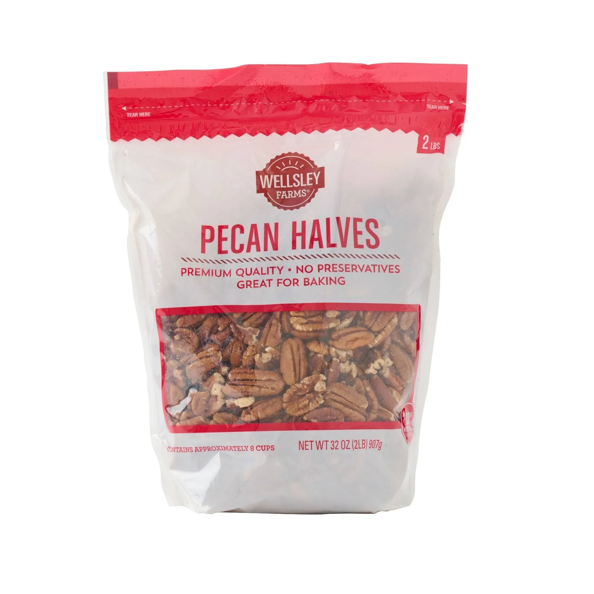 Wellsley Farms Pecan Halves - 32 oz