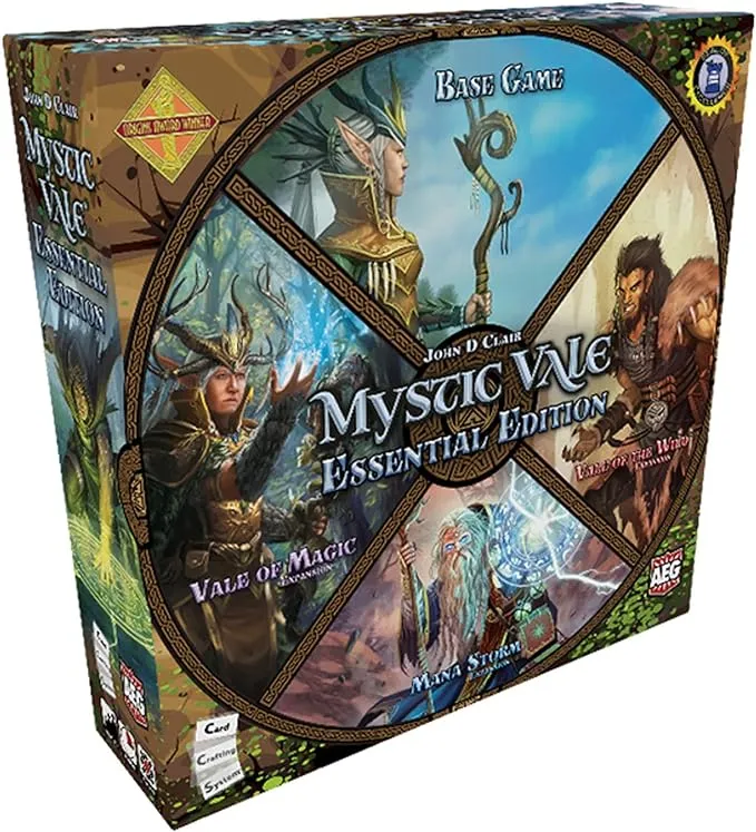 Mystic Vale: Essential Edition - Base Game and 3 Expansions, Alderac Entertainment Group (AEG), 2-4 Players, Ages 14+, 45 Min