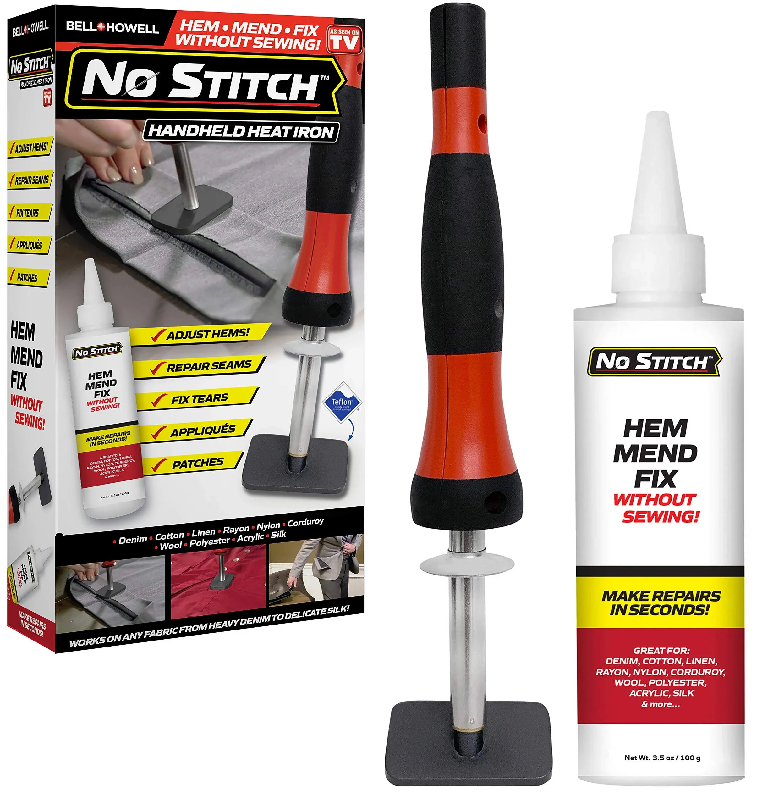 No Stitch Handheld Heat Iron