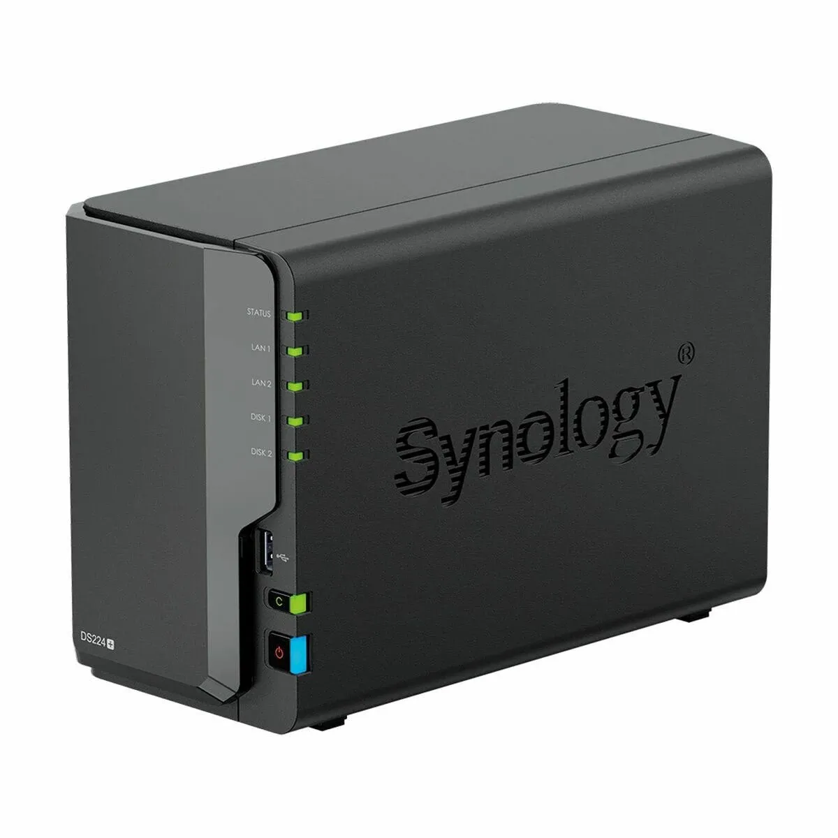 Synology DiskStation DS224+ 2 Bay NAS, Celeron J4125, 2GB