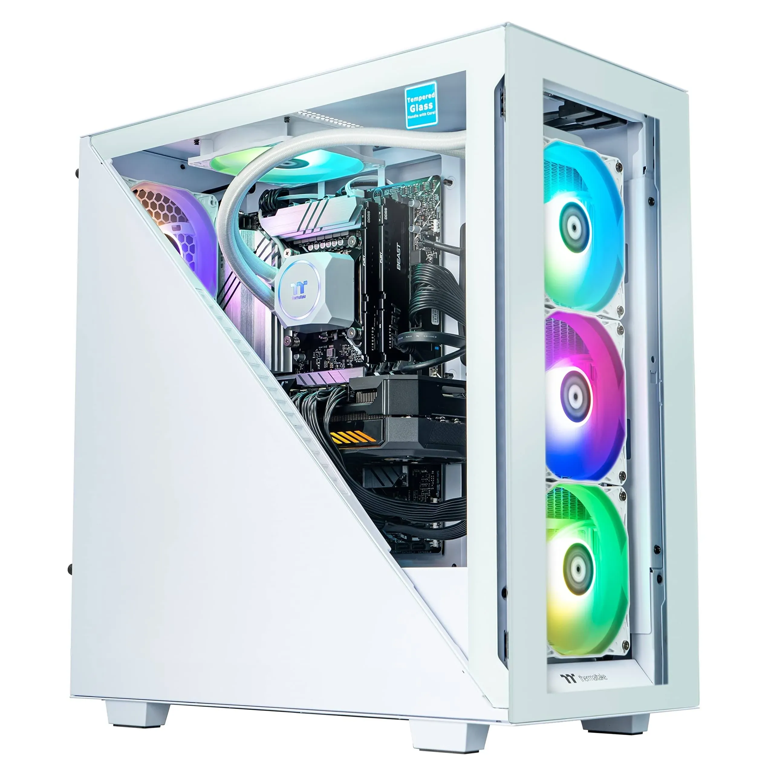 Thermaltake LCGS Avalanche i380T AIO Liquid Cooled CPU Gaming Desktop (Intel Core ...