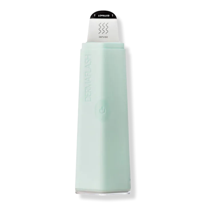 DERMAFLASH DERMAPORE+ Ultrasonic Pore Extractor + Skincare Infuser - Seafoam