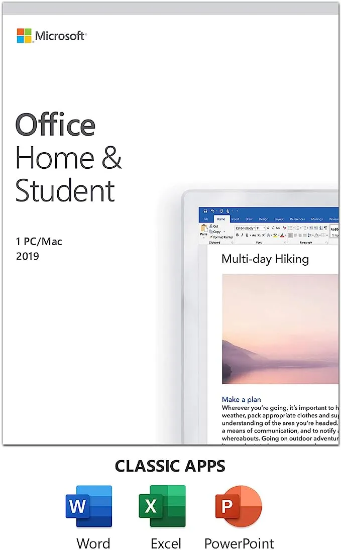 Microsoft Office Home Student 2019