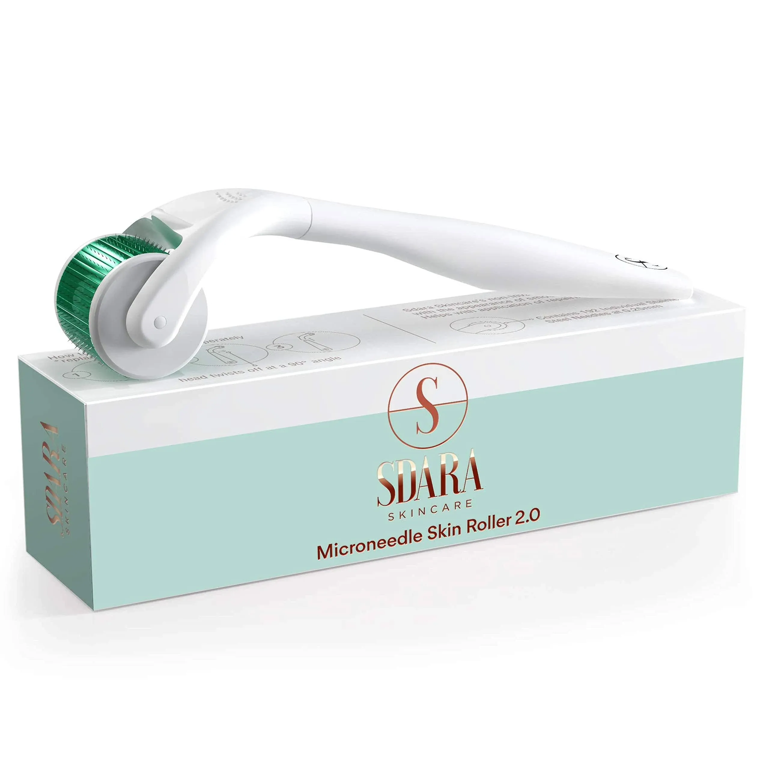 Sdara Skincare Microneedle Derma Roller (1 Pack) New.