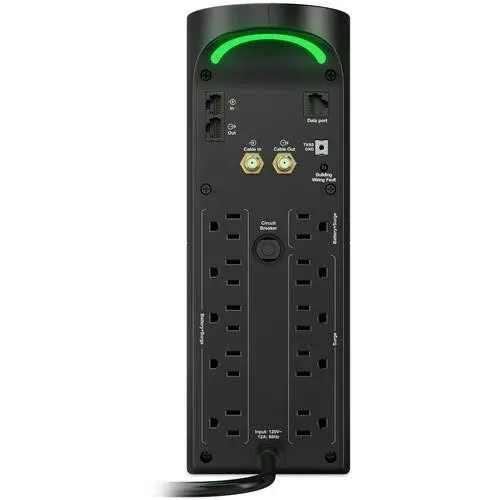 APC - Back-UPS Pro 1500VA Tower Ups - Black