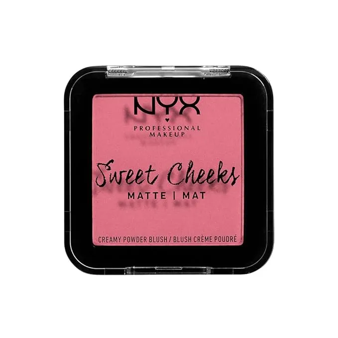 Nyx Professional Makeup Sweet Cheeks Creamy Powder Blush Matte | Bang Bang