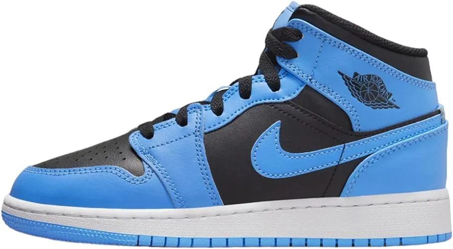 Air Jordan 1 Mid (GS) - University Blue/Black-White