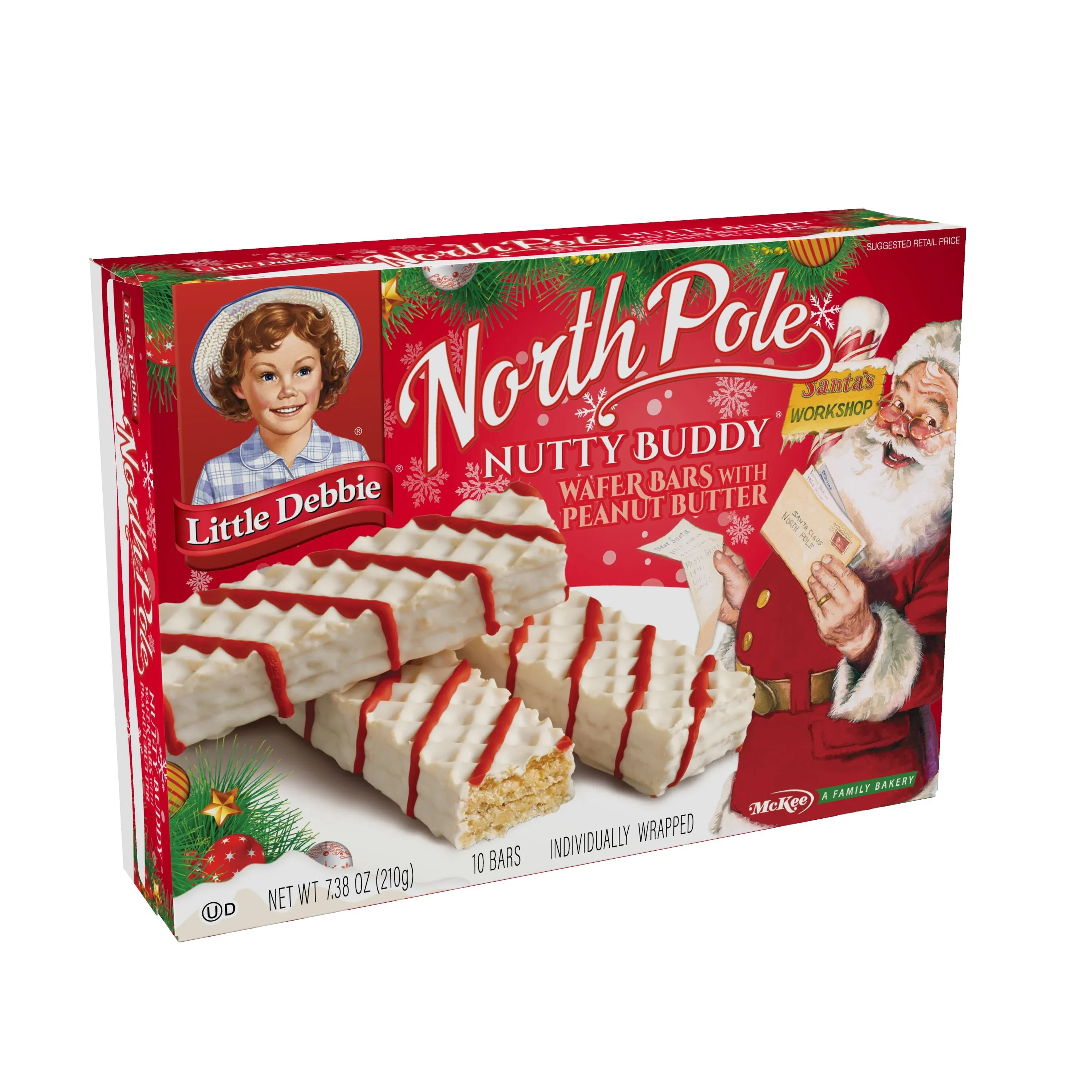 Little Debbie North Pole Nutty Bars