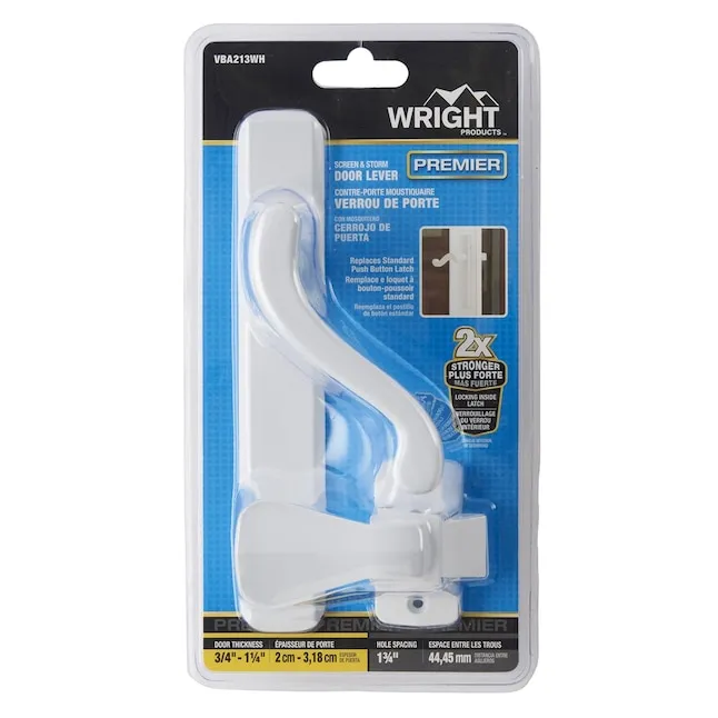 Wright Products VBA213WH Bayfield Surface Latch, White