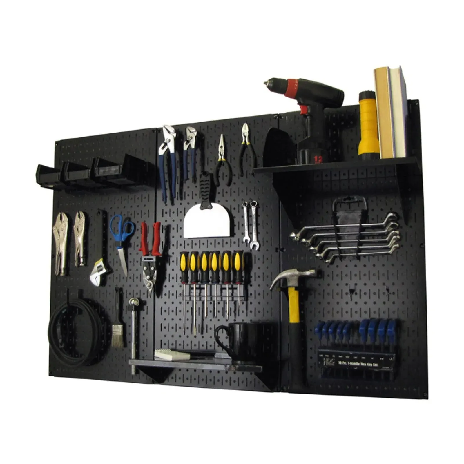 Pegboard Organizer Wall Control 4 ft. Metal Pegboard Standard Tool Storage Ki...