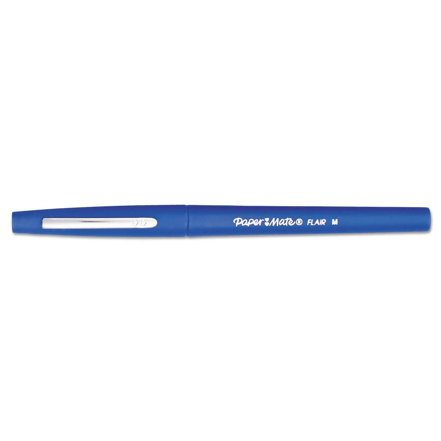 Paper Mate Felt Tip Pen, Blue - 12 pack