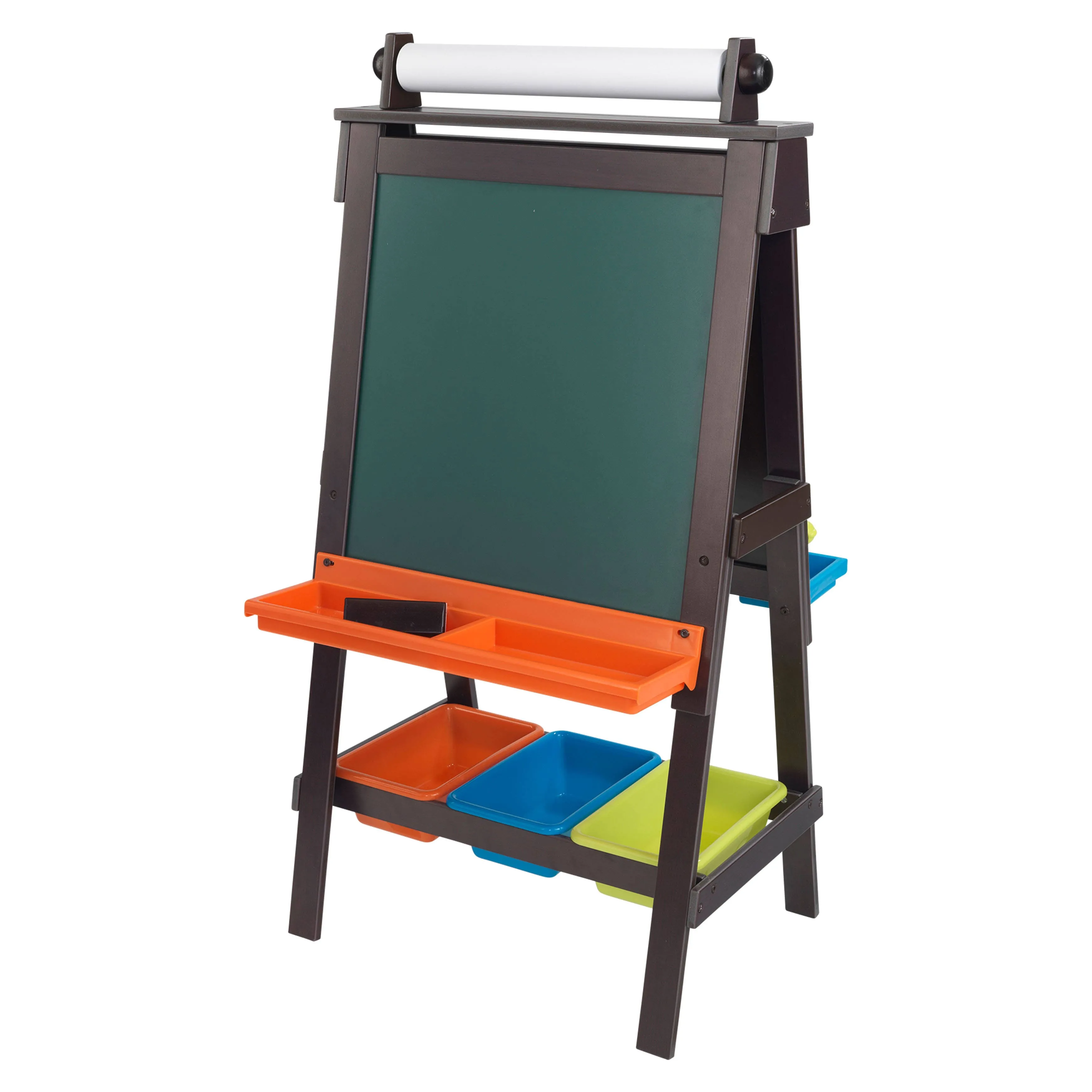 KidKraft Storage Easel, Espresso