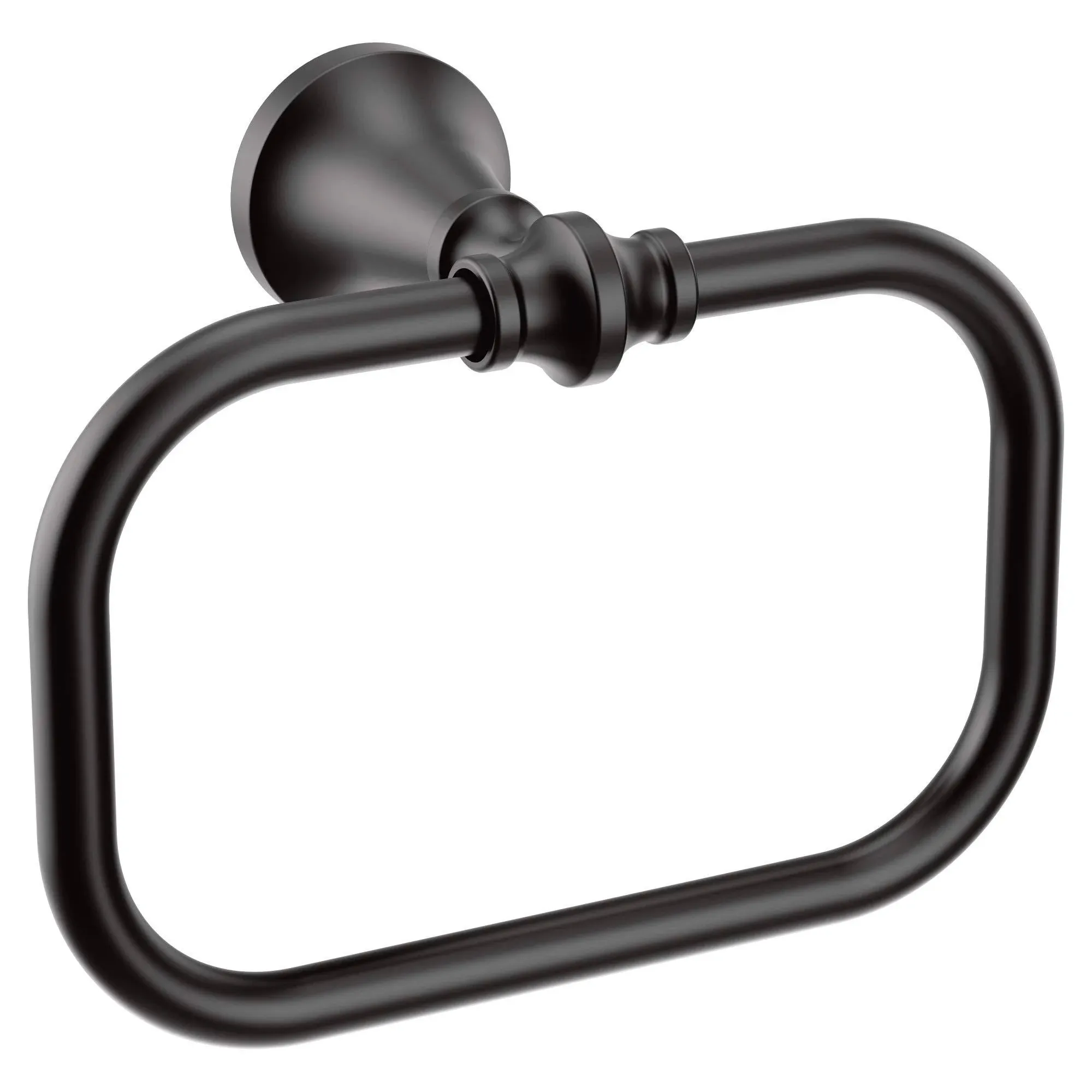 Moen YB0586BL Matte Black Towel Ring