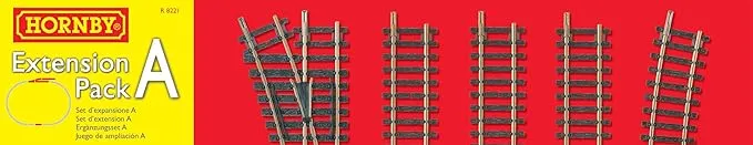 Hornby Extension Pack A Track Pieces HO & OO Scale Model Train Track R8221