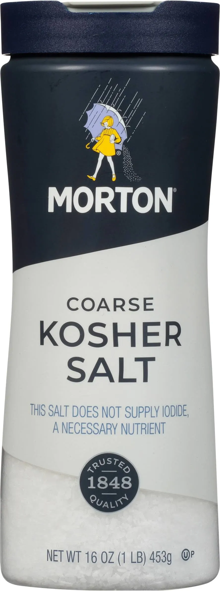 Morton Kosher Salt, Coarse - 16 oz