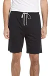 Shop Polo Ralph Lauren Men's Logo Sleep Shorts In Black Grey