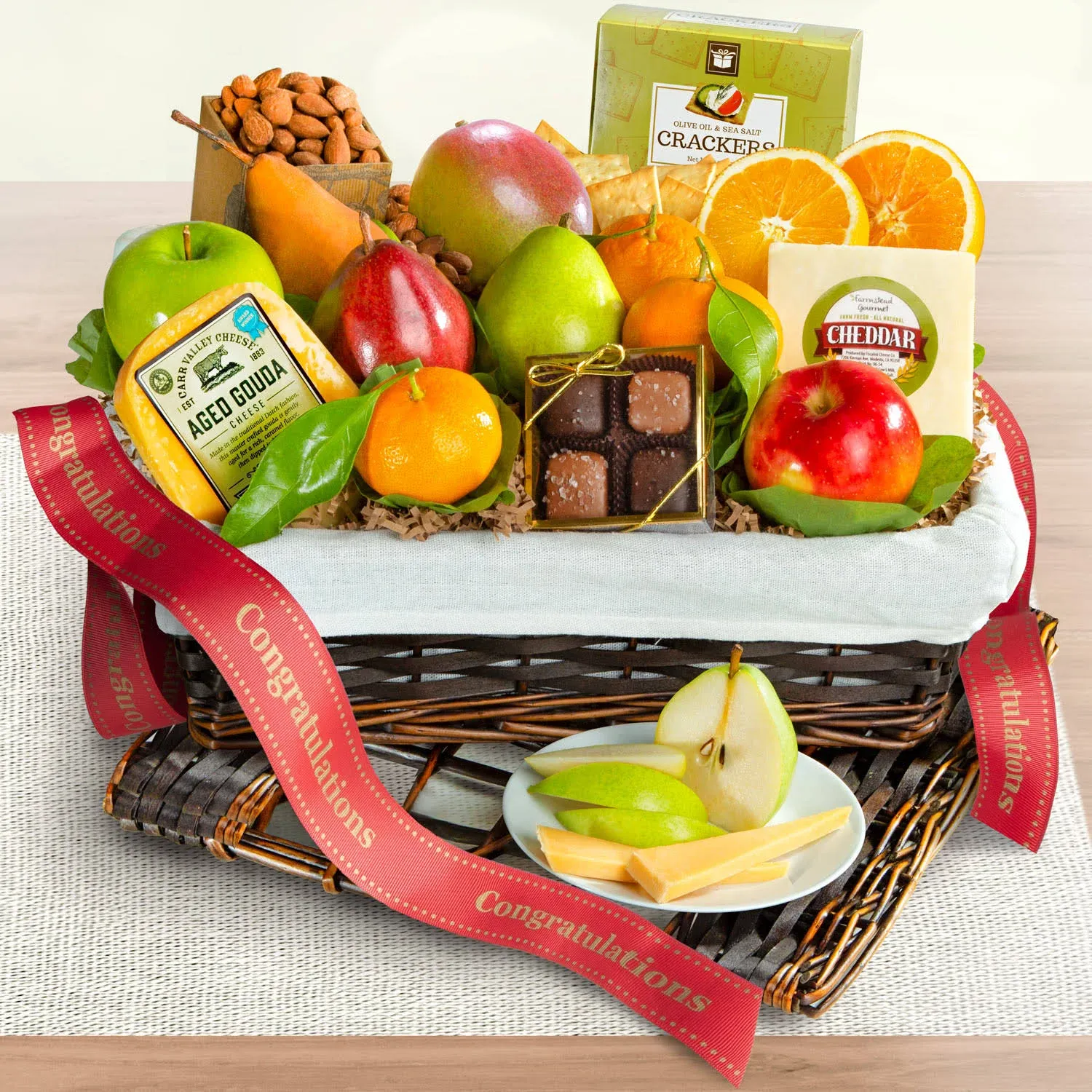 A Gift Inside Congratulations Deluxe Fruit Basket