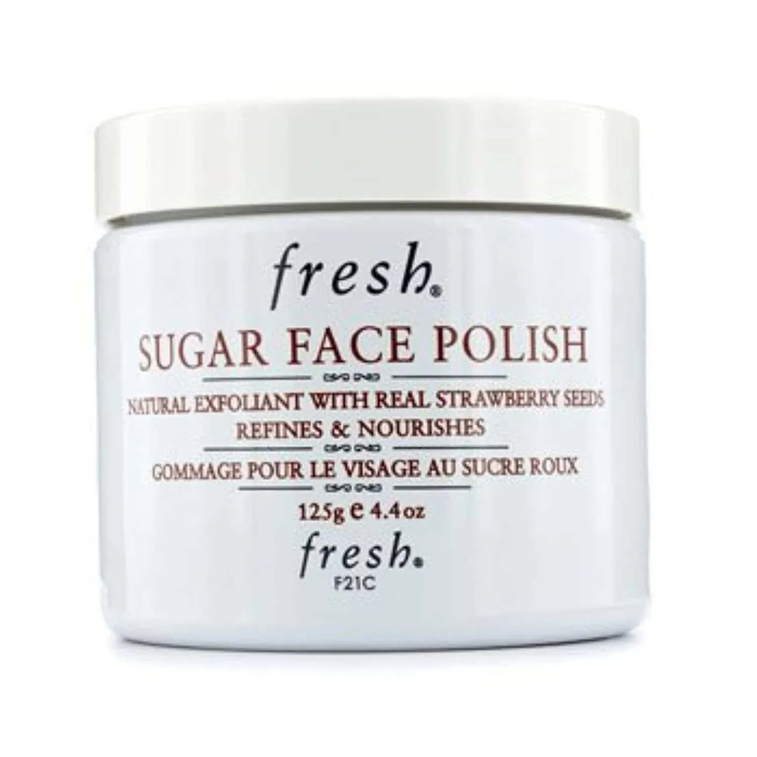 Fresh Sugar Face Polish Exfoliant with Strawberry Seeds 4.4 oz 125g New in Box