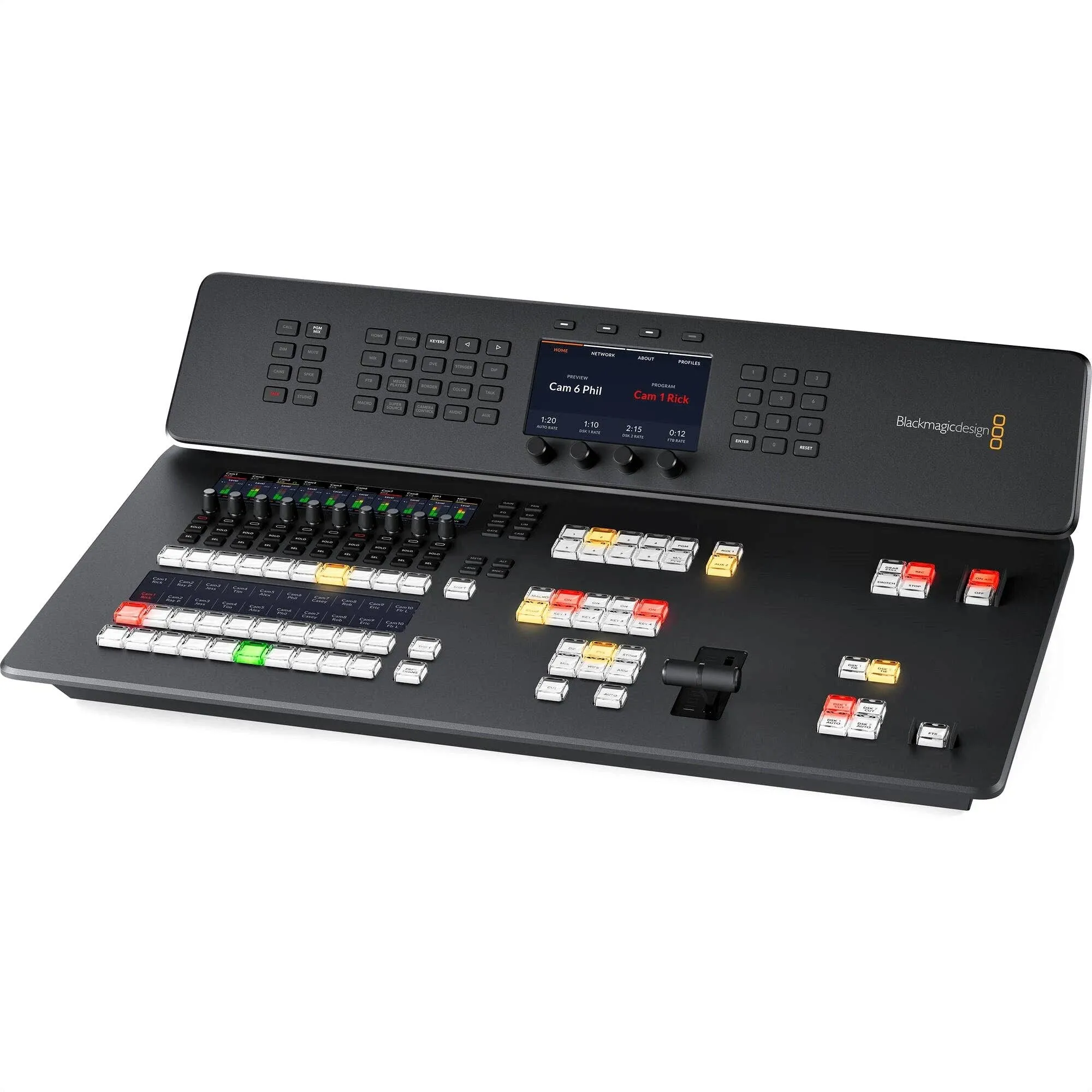 Blackmagic Design ATEM Television Studio HD8 ISO Live Production Switcher with ISO Recording