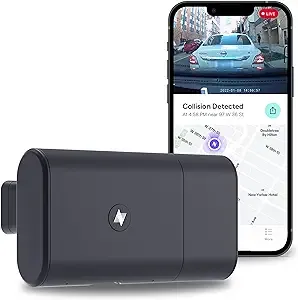 Nexar One 4K Connected Dash Cam - Front and Interior FacingDual Dash Cams with Live Alerts and Remote Streaming - Car Camera with WiFi Bluetooth and Parking Mode 256 GB (Road-View + Cabin-View)